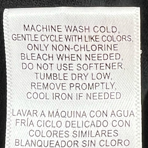 Juicy Couture Sport Black Crewneck Pullover Long Sleeve Thumb-Hole Sweatshirt L - Picture 9 of 12